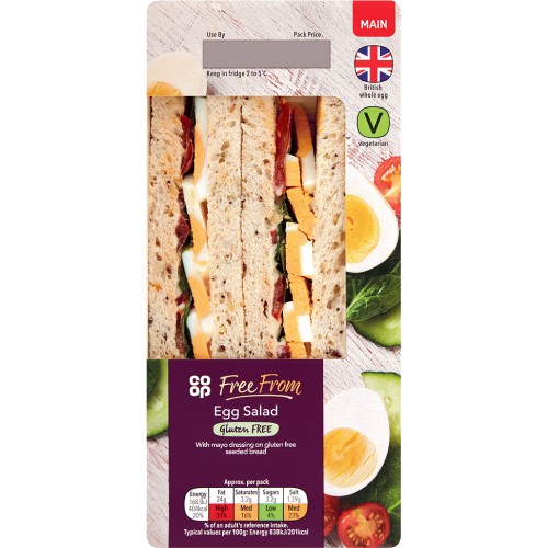 Coop Free From Egg Salad Compare Prices & Where To Buy Trolley.co.uk
