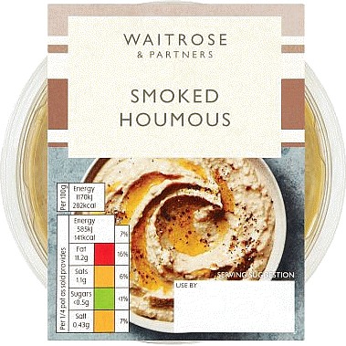 Waitrose Smoked Houmous