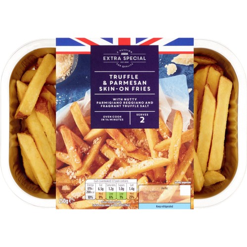 ASDA Extra Special Truffle & Parmesan SkinOn Fries (250g) Compare
