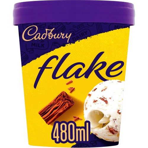 Flake Ice Cream Tub