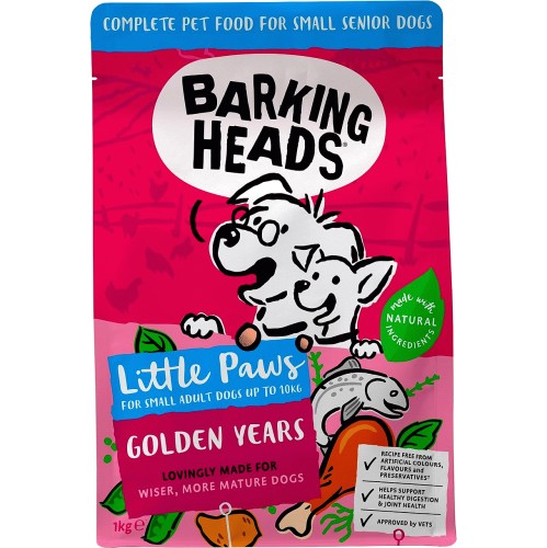 Little Paws Golden Years with Chicken Dry Dog Food