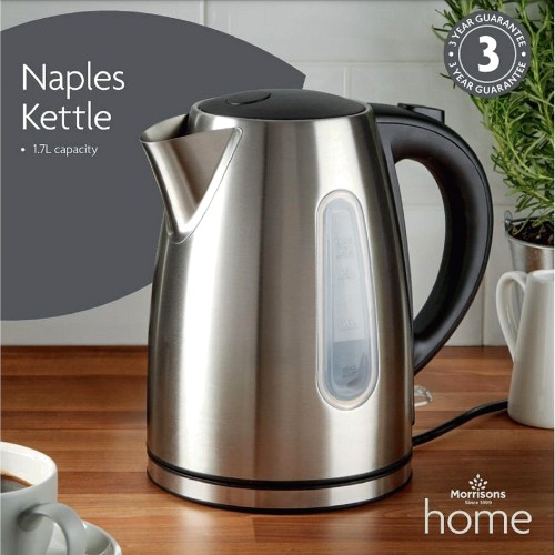 Morrisons Stainless Steel Jug Naples Kettle Compare Prices Where To Buy Trolley