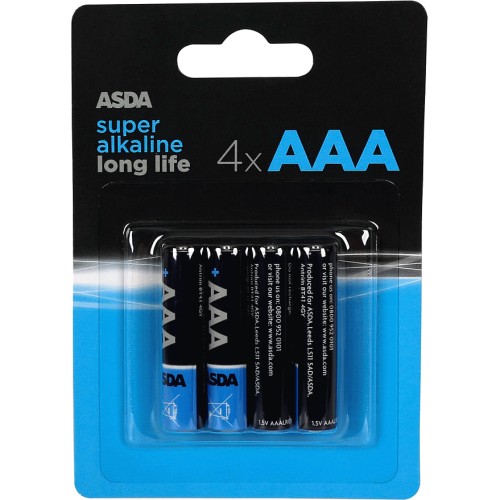 Super Alkaline AAA Batteries