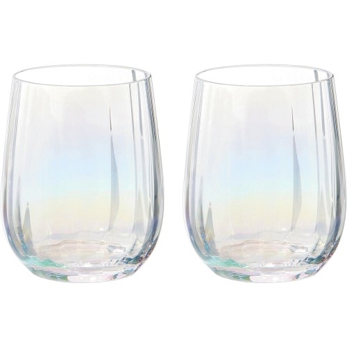 Set of 2 Manhattan White Wine Glasses - Anton Studio Designs