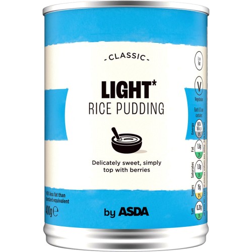 Reduced Fat Rice Pudding