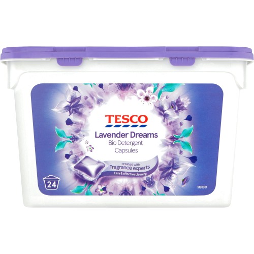 Tesco Lavender Dreams Biological Laundry Detergent Capsules