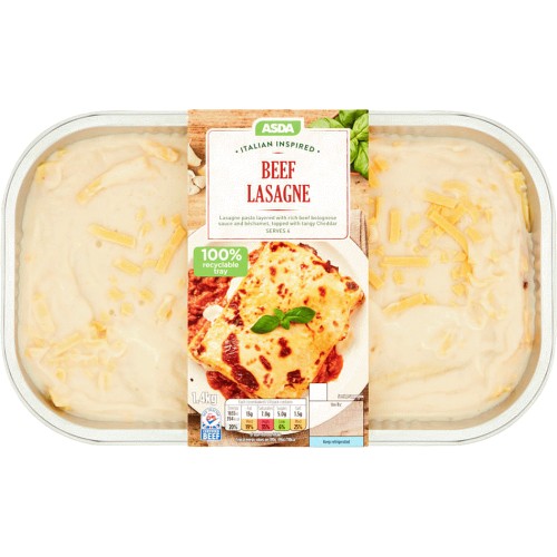 ASDA Beef Lasagne (1.4kg) Compare Prices & Where To Buy Trolley.co.uk
