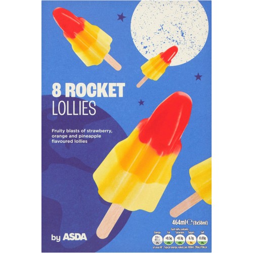 8 Rocket Lollies