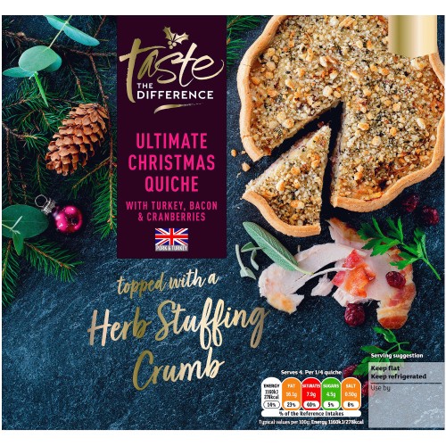 Sainsbury's Ultimate Christmas Quiche Taste the Difference (400g