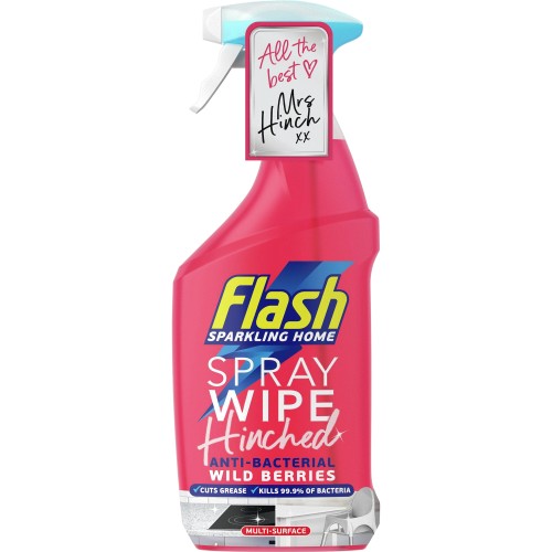 Flash Cleaning Spray Wipe Hinched (800ml)