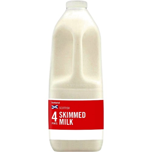 Scottish Fresh Pasteurised Skimmed Milk