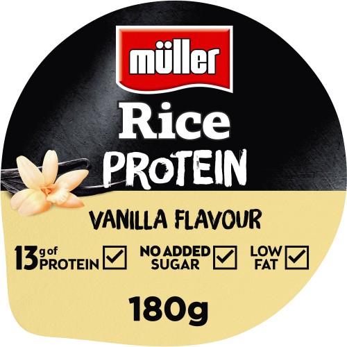 Rice Protein Vanilla Low Fat Dessert