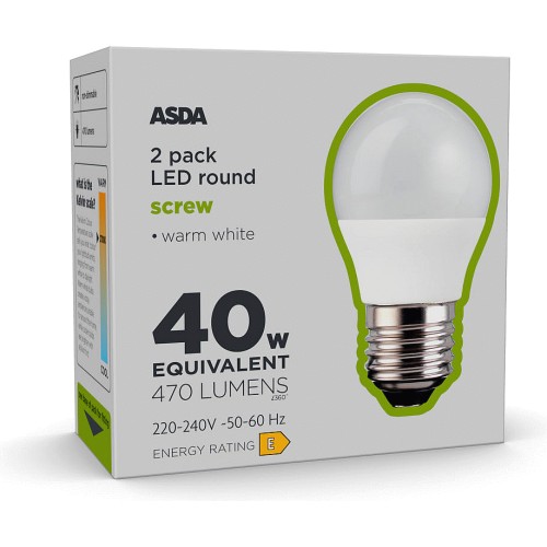 ASDA Led G4 Wh 15H 30K Non 2P 2 x 110l Compare Prices Where To Buy Trolley