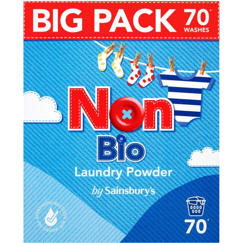 Sainsbury's Non Bio Laundry Powder (70 Washes) (4.55kg) Compare Prices & Where To Buy