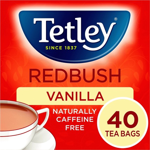 Tetley Redbush Vanilla 40 Tea Bags