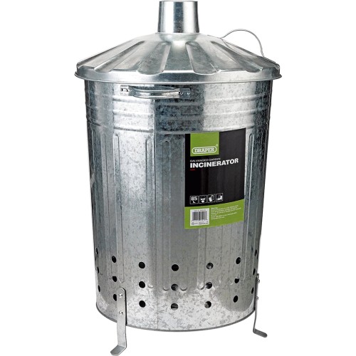 Galvanised Incinerator 80L