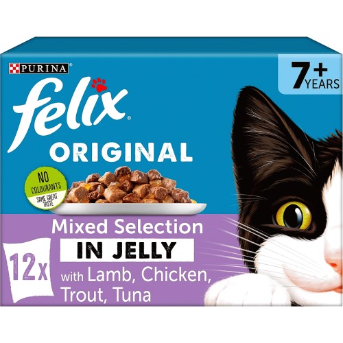 Felix Senior Cat Food Mixed Selection