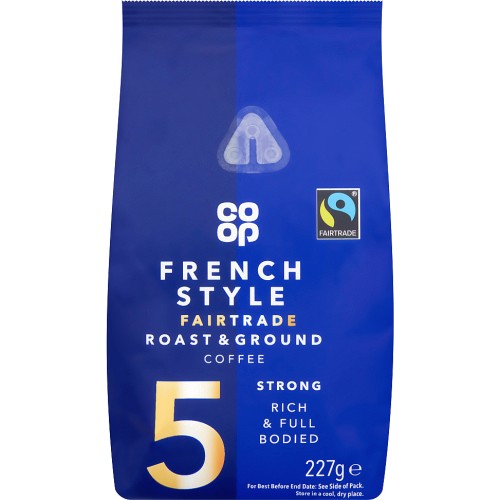 Coop Fairtrade French Style Roast & Ground Coffee (227g) Compare