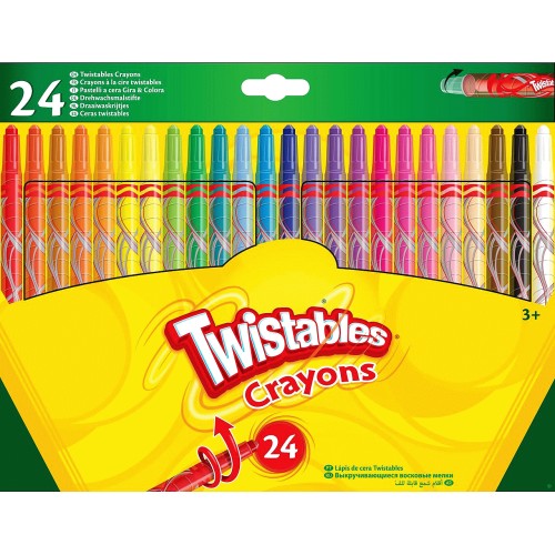 24 Twistable Crayons 3yrs+