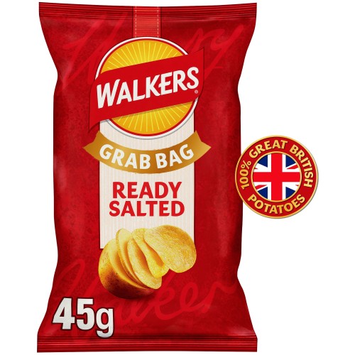 Walkers Ready Salted Multipack Crisps 6 X 25g Compare Prices 