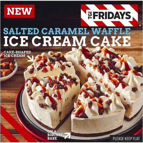 TGI Fridays Salted Caramel Waffle Ice Cream Cake (339g) Compare Prices & Where To Buy