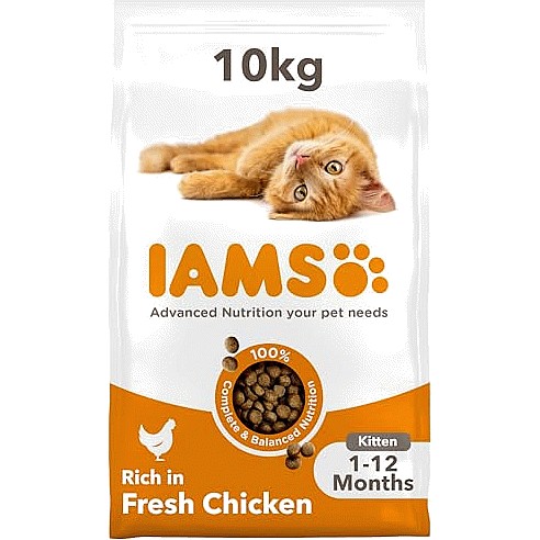 IAMS for Vitality Kitten Dry Cat Food with Fresh chicken