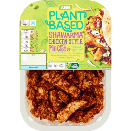 ASDA Plant Based Shawarma Chicken Style Pieces (200g) Compare Prices