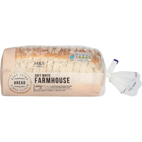 Soft White Farmhouse Bread Loaf