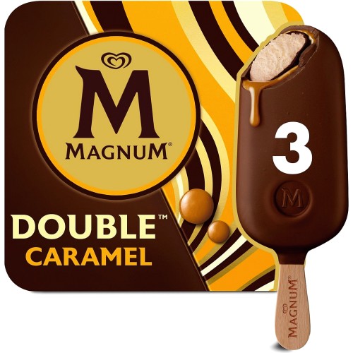 Magnum Double Caramel Ice Cream Sticks (3 x 88ml) - Compare Prices ...