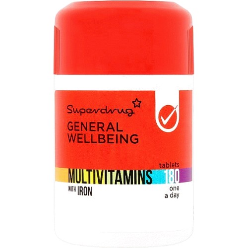 Superdrug Multivitamin With Iron Tablets (180) Compare Prices & Where