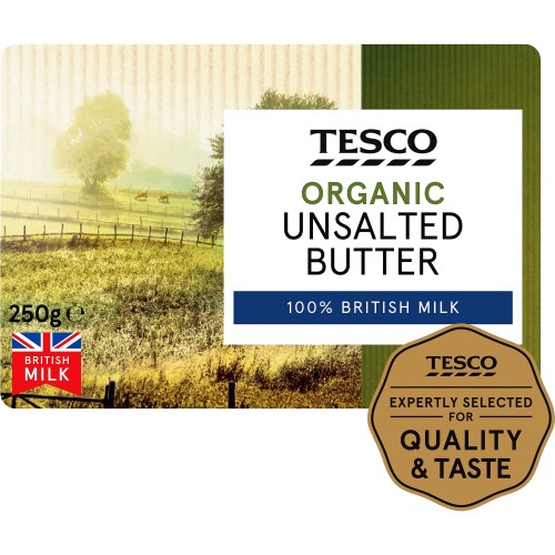 Tesco Organic Unsalted Butter