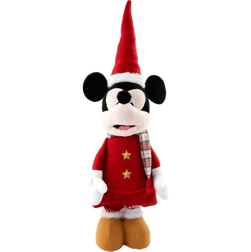 Mickey and minnie christmas plush outlet