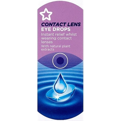 Superdrug Contact Lens Eye Drops (10ml) Compare Prices & Where To Buy