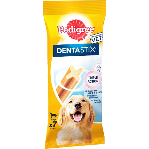 Pedigree Dentastix Daily Adult Large Dog Treats 7 x Dental Sticks (270g)
