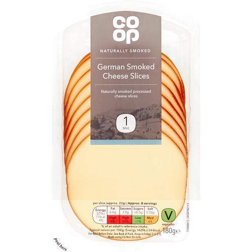 Coop German Smoked Cheese Slices (180g) Compare Prices & Where To