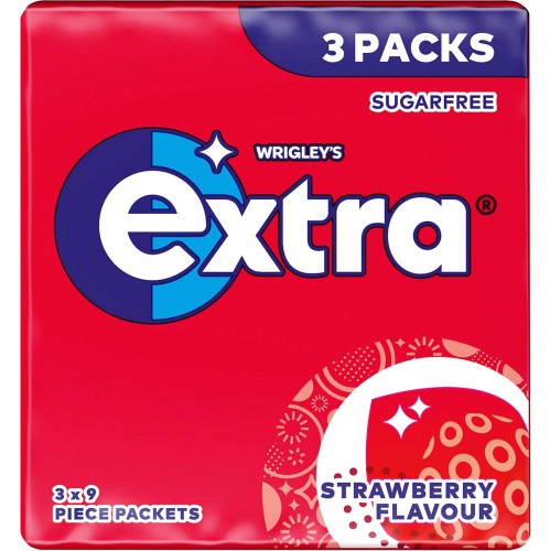 AIRWAVES Menthol & Eucalyptus flavour Sugar Free Chewing Gum Multipack 3 x  9 Pieces
