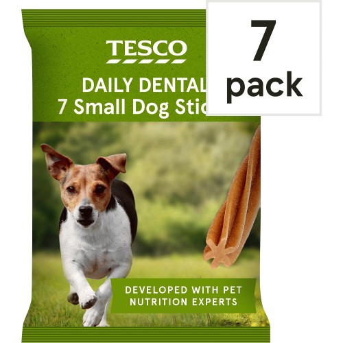 Tesco 7 Dental Sticks Smaller Dogs
