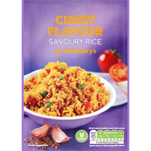 Sainsbury's Savoury Rice Curry (105g) - Compare Prices & Where To Buy ...