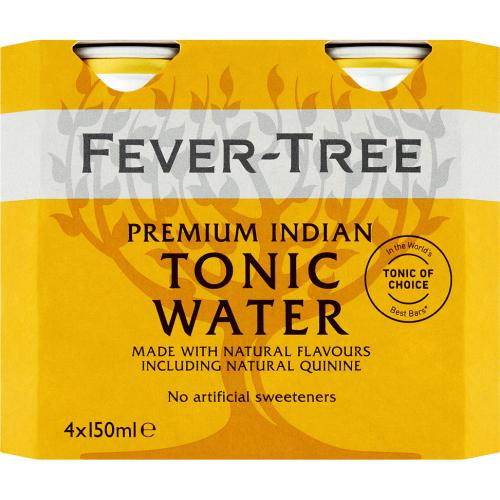 FeverTree Premium Indian Tonic Water (4 x 150ml) Compare Prices