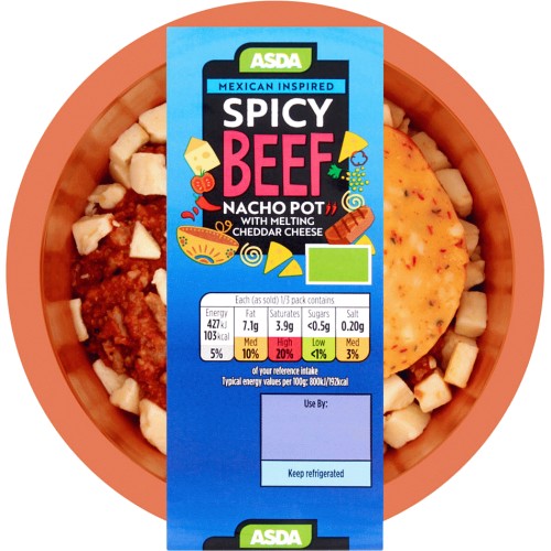 ASDA Spicy Beef Nacho Pot (160g) Compare Prices & Where To Buy Trolley.co.uk
