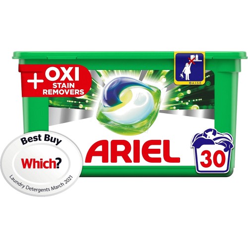 Ariel Pods All In 1 Oxi Action (30 x 816g) Compare Prices Trolley.co.uk