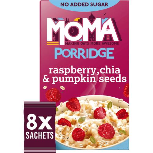 MOMA Raspberry Pumpkin & Chia Seed Porridge Sachets