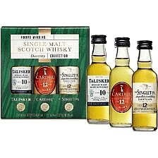 Malts Classic Scotch Whisky Exploration Discovery Gift Set 3x5cl NEW