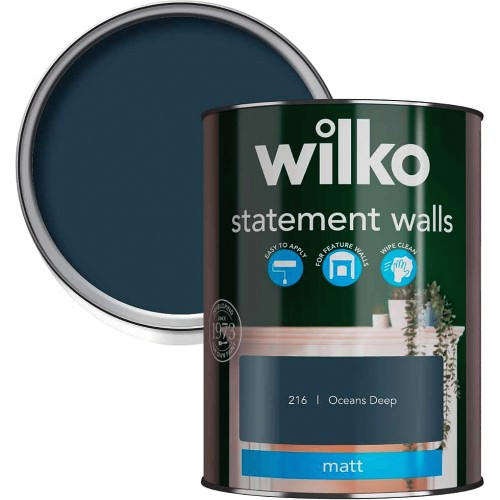 Wilko Walls & Ceilings Grey Whisper Matt Emulsion Paint (7.5 Litre