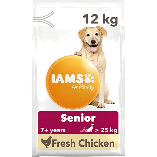 IAMS for Vitality Senior Dog Food Large Breed with Fresh Chicken
