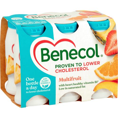 Benecol Strawberry Yogurt Drink (6 x 67.5g) Compare Prices Trolley