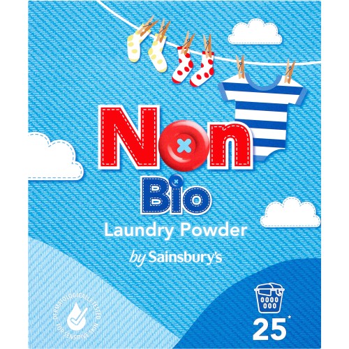 Sainsbury's Non Bio Laundry Powder (25 Washes) (1.625kg) Compare