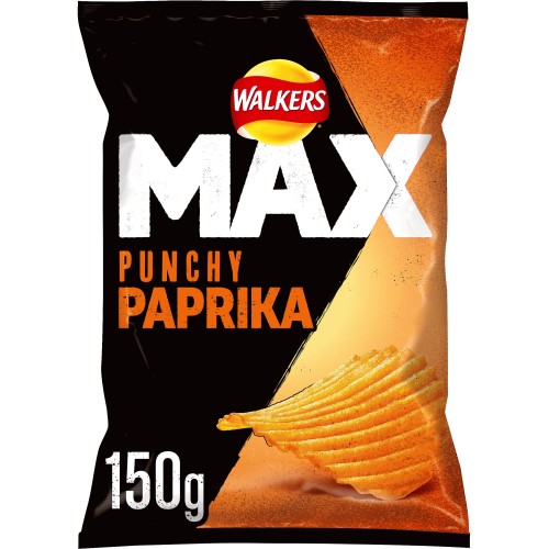 Walkers Max Strong Hot Chicken Wings Sharing Crisps (150g) Compare