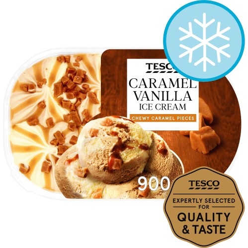 Tesco Caramel Vanilla Ice Cream Promotion