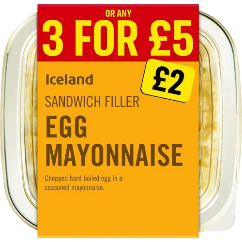 Iceland Egg Mayonnaise Sandwich Filler (400g) Compare Prices & Where